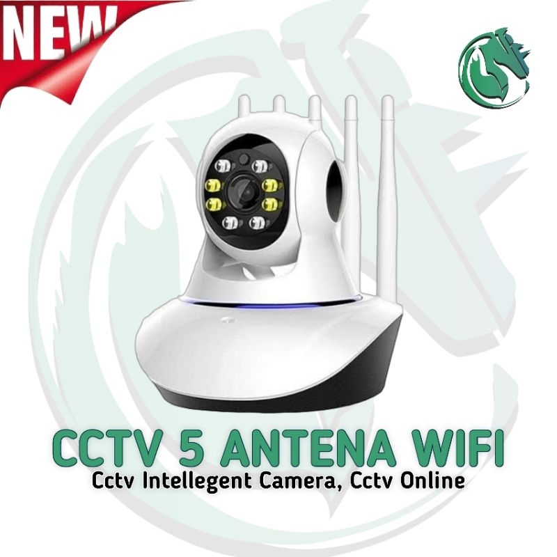 IP CAMERA CCTV INTELLIGENT CAMERA 5 ΑΝΤΕΝΑ ΑNTEN WIFI PANORAMIC PANORAMA