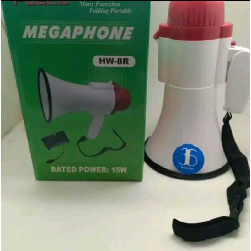 Megphone toa kecil FLECO multifungsi HW-8R// toa fleco-toa murah