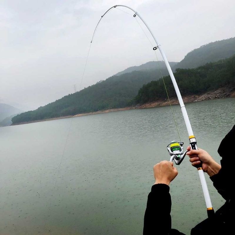 GHOTDA JORAN PANCING ANTENA PORTABLE CARBON FIBER 2.4M - CF3000 - Alat Penglengkapan Joran Pancing B