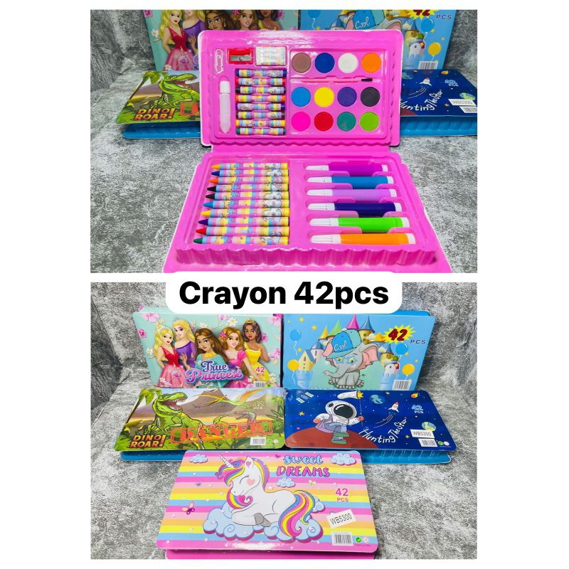 

Pensil Crayon Set 42 Pcs