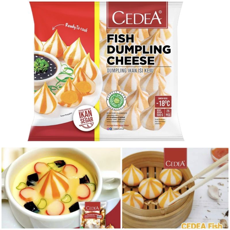 

Cedea Fish Dumpling Cheese / Dumpling Keju 500 Gram