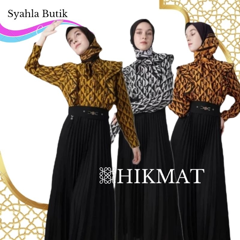 HIKMAT ABAYA A9995 ( HIJAB HITAM POLOS TERBARU DARI PABRIK) READY LAGI