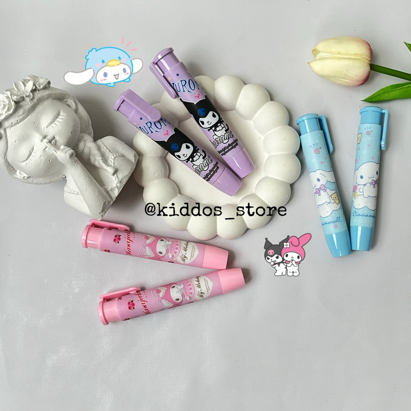 

PENGHAPUS MEKANIK MOTIF SANRIO / PENGHAPUS CETEKAN SANRIO CINAMOROLL