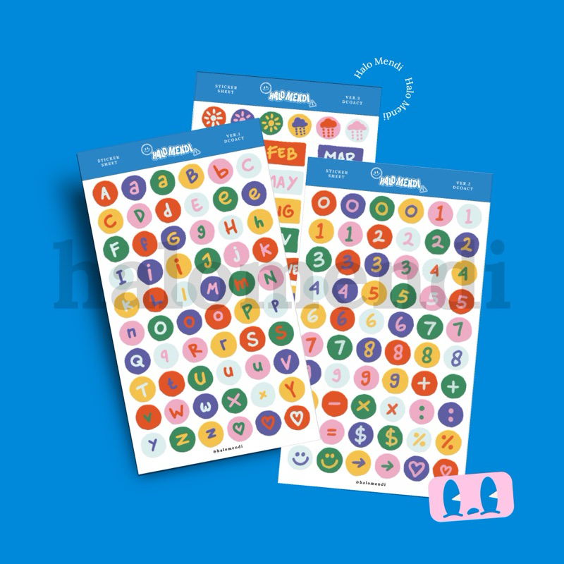 

DCOACT - Sticker Sheet l Vinyl Doff