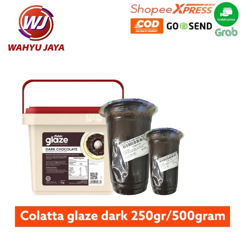 

colatta glaze dark 250gram/500 gram