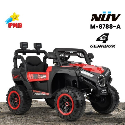Mainan MOBIL AKI M-8788 UTX - PMB TOYS Dual Batrai // Beban 45 Kg // Gear Box 4