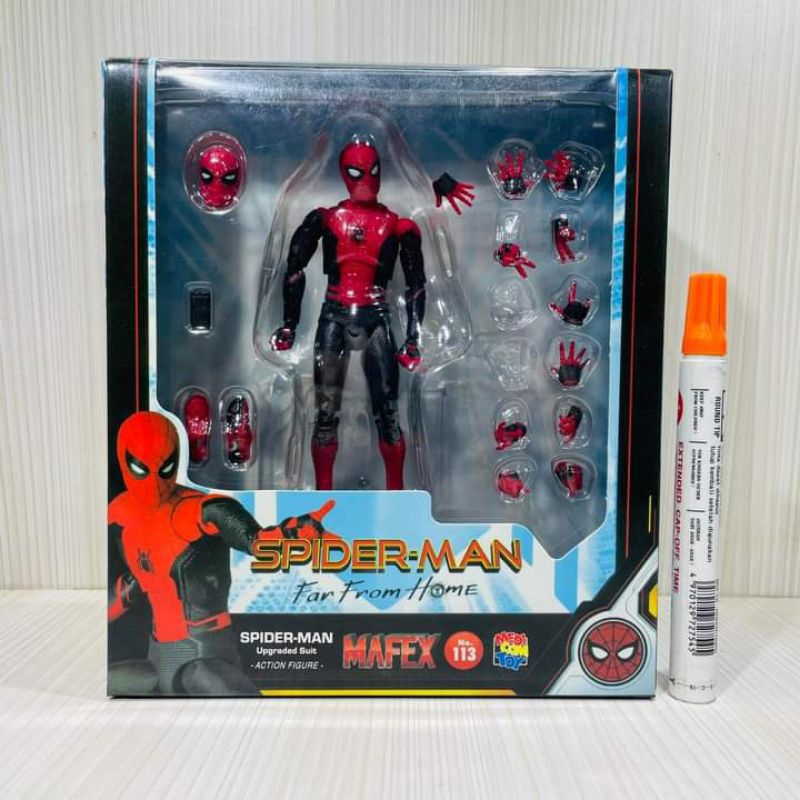 mainan mafex action figure spiderman far from homeMafex 113
recast mafex
detail artikulasi
tinggi se