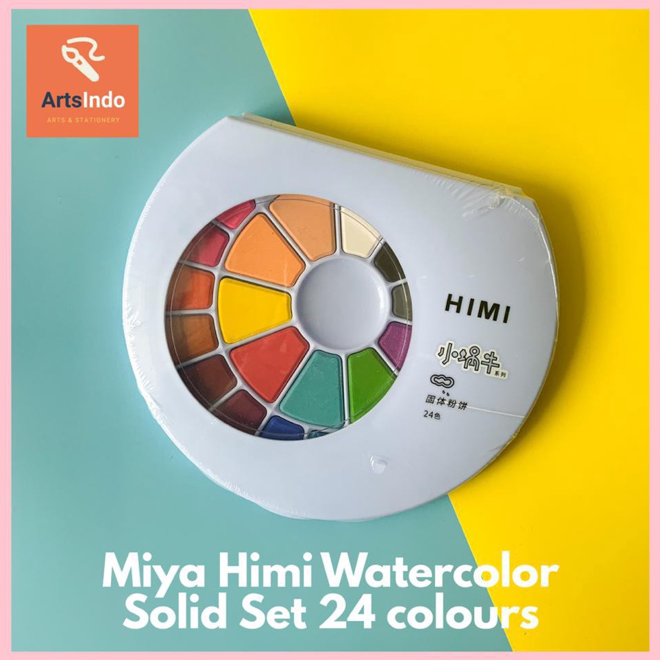 

Garansi Pemesanan Miya Solid Watercolor Paint Cat Air Set 24 Colors