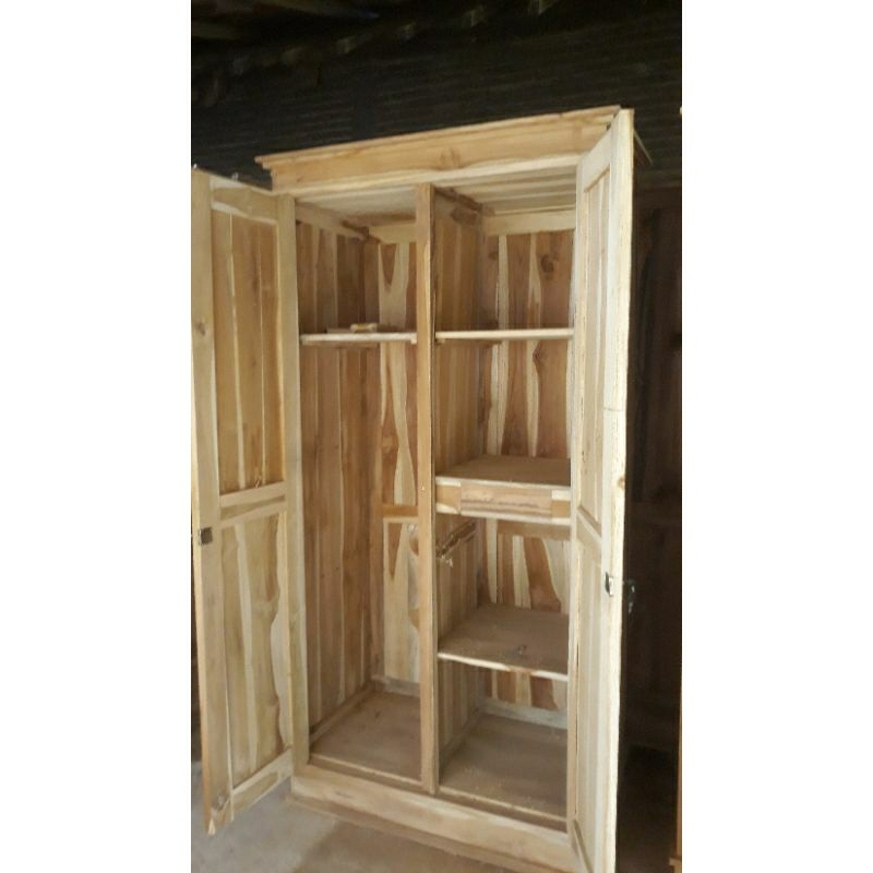 lemari minimalis 2pintu jati jepara