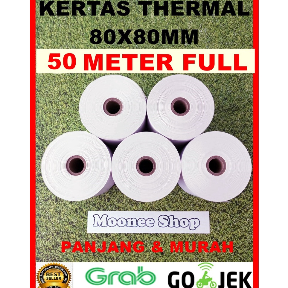 

First Arrival KERTAS THERMAL 8 X 8 KERTAS STRUK KASIR 8X8 POLOS CETAK HITAM DAN BIRU