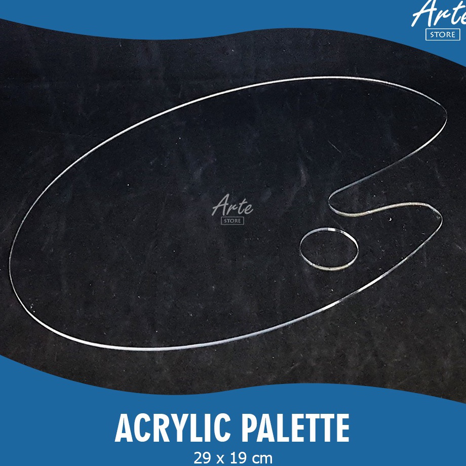 

Get Product Palet Lukis Akrilik Acrylic Oval Palette