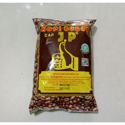 

Kopi Bubuk Cap JP Asli Lampung (45 gr)