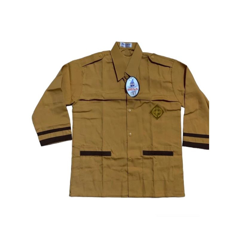 BAJU PRAMUKA SEKOLAH LIST CEWEK SD