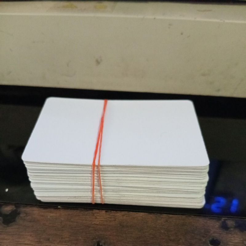 

kartu blank id card pvc 0.8mm satuan