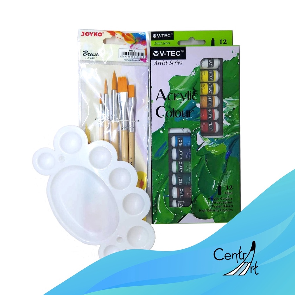 

KODE B2Y9 PAKET LUKIS CAT ACRYLIC 12 COLORS