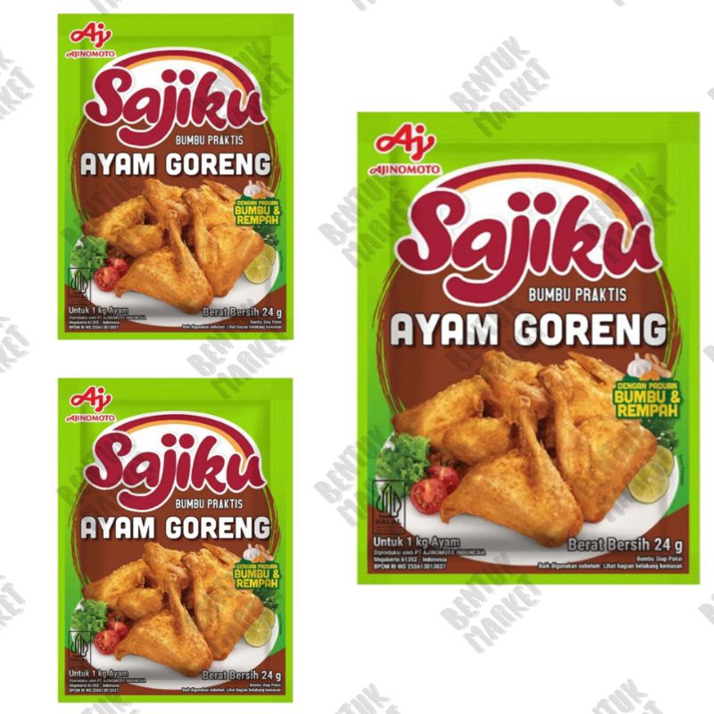 

SAJIKU BUMBU AYAM GORENG 24gr / Bumbu Ayam Goreng