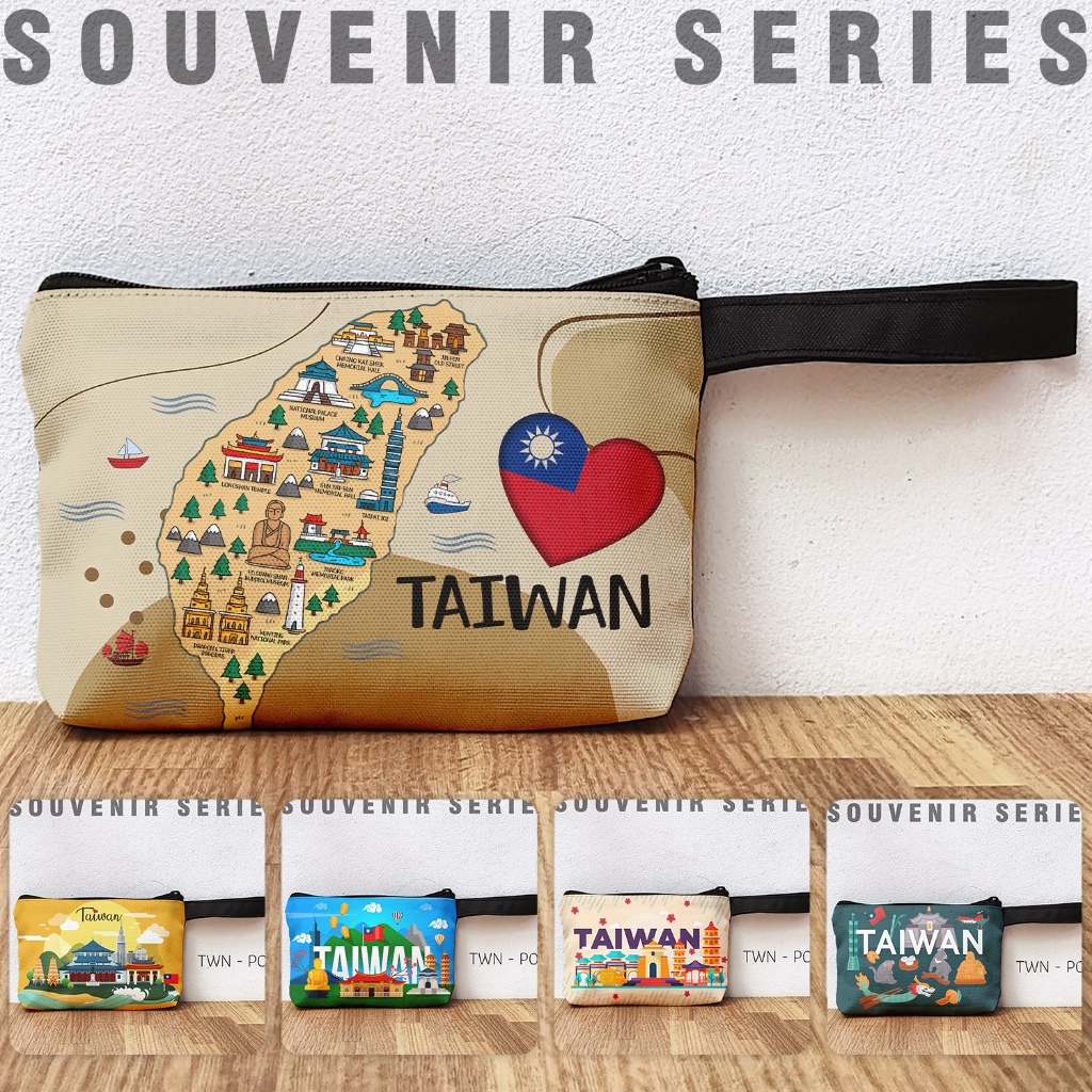 Pouch Souvenir Taiwan Dompet Oleh Oleh Taiwan
