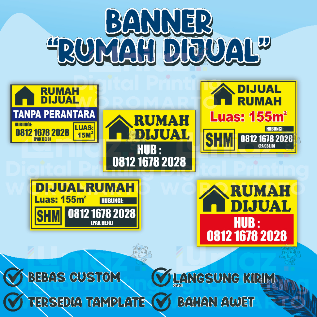 

BANNER SPANDUK RUMAH DIJUAL MURAH EKONOMIS