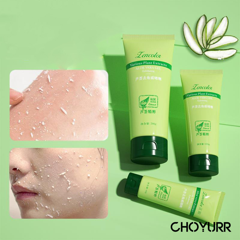 Aloe Vera Centella Eksfoliasi Kulit Wajah Exfoliating Asiatica Peeling Gel scrub face