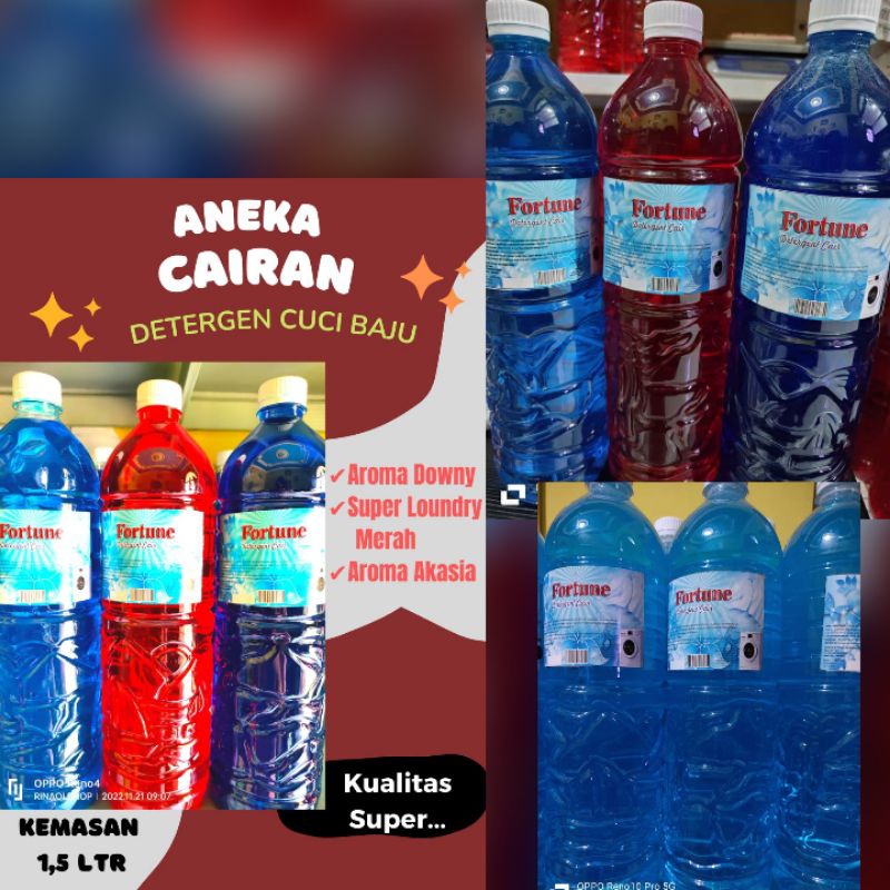 deterjen cair / deterjen laundry 1,5 liter