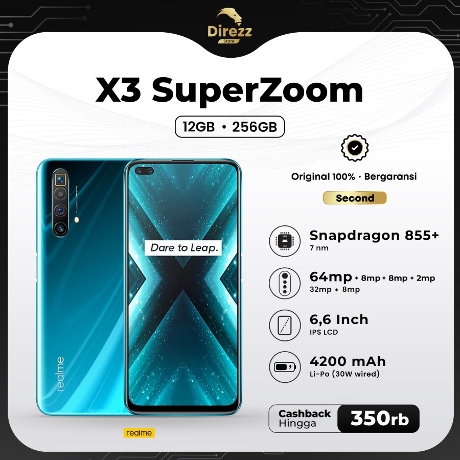 Realme x3 superzoom 12 256gb second