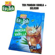 

Teh Poci Es Teh Pandan Vanilla + Selasih ( 10 Sachet / Renceng )