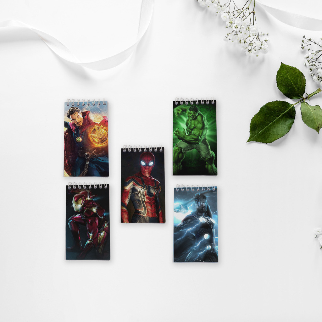 

Note Book Spiral Medium (7 cm x 12 cm) Edisi Marvel