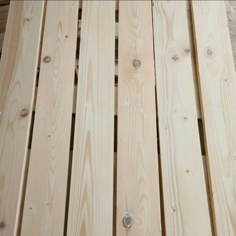 Papan kayu jati Belanda 200x7x2cm amplas