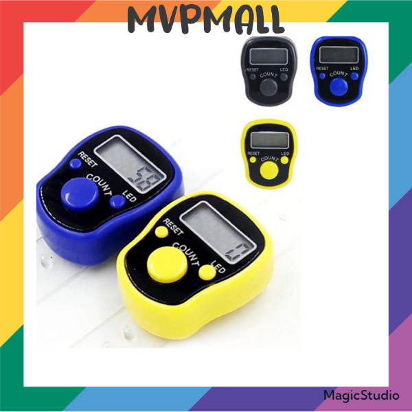 (Tanpa Kemasan) Tasbih Digital LED Tasbih Jari Digital Zikir Cincin Premium