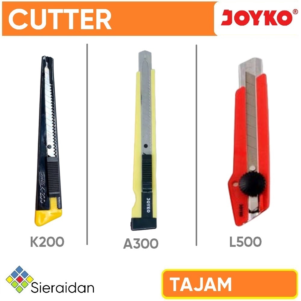 

Joyko Cutter KECIL A300 A-100 Silet Pemotong Kertas Kater Potong