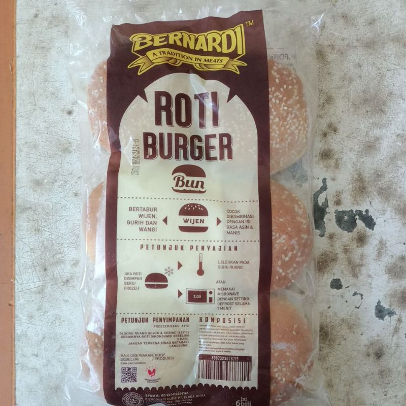 

roti burger Bernadi