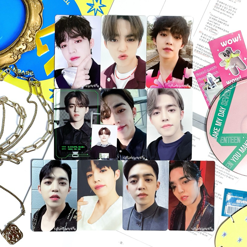 (Ready Stock) Photocard Official Scoups Mingyu Seventeen • MD Be The Sun Digicode • Album Teen Age F