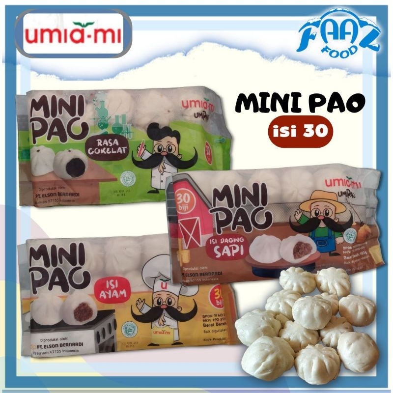 

MiniPao Umia-Mi isi 30 (Mini Pao Umiami, Bakpao Umiami, Bakpau, Bapau)