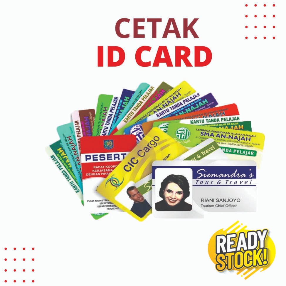 

ID Card, Member Card / Cetak ID Card PVC, Kartu Anggota Murah dll