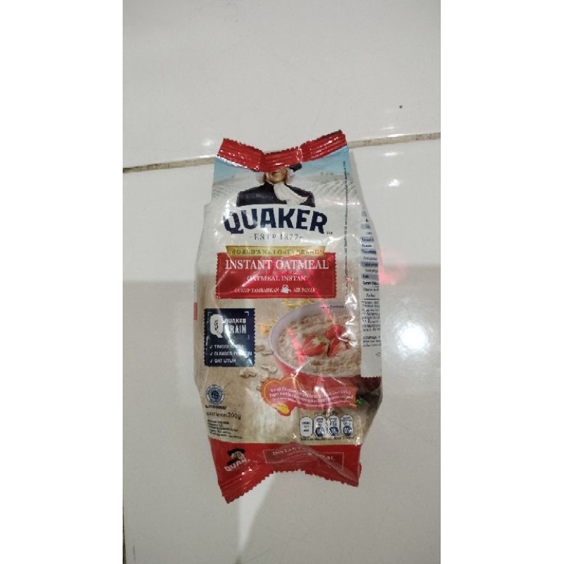 

quarker instan oatmeal 200g