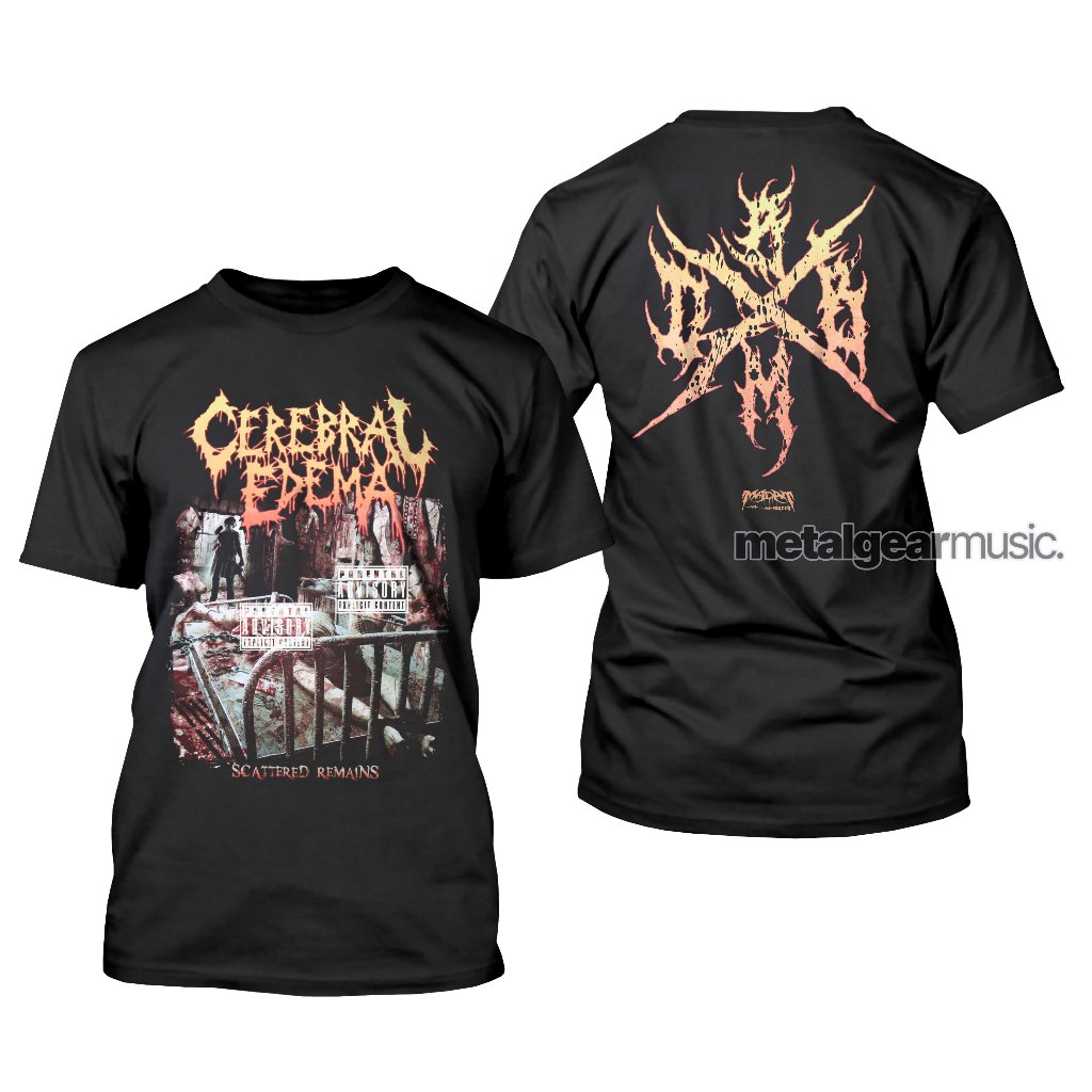 Metalgear Music Cerebral Edema - Remains Original Tshirt Ukuran (S-3XL)