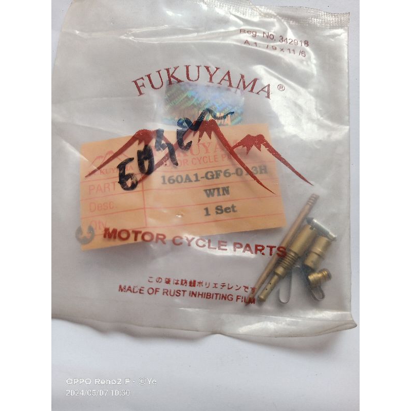 reparkit repairkit isi karburator karburator WIN 100 original japan fukuyama NOS