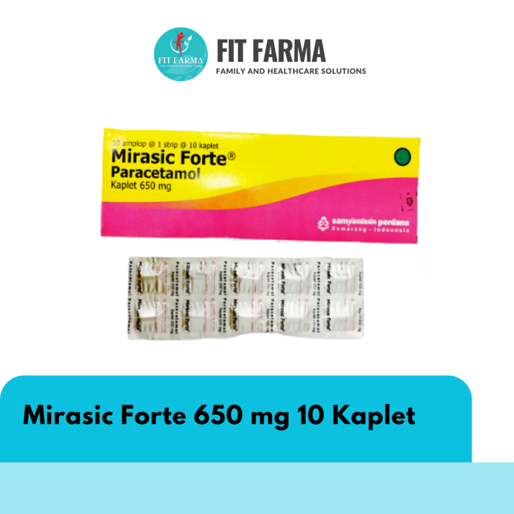 Mirasic Forte 650 mg 10 Kaplet