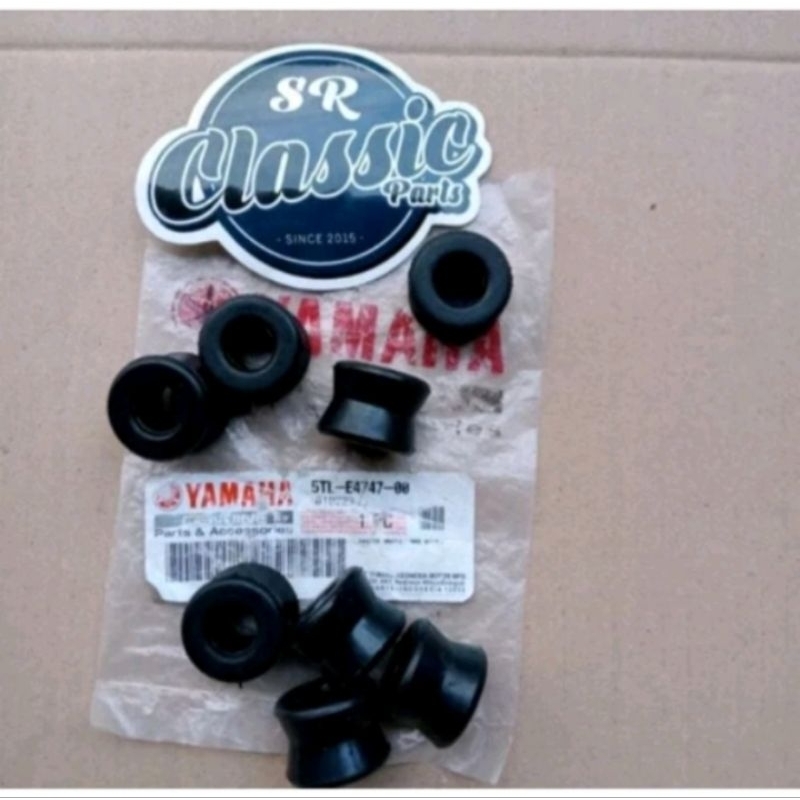 baut set karet plus bosh ruber braket gantungan knalpot yamaha mio lama sporty smile garnish soul