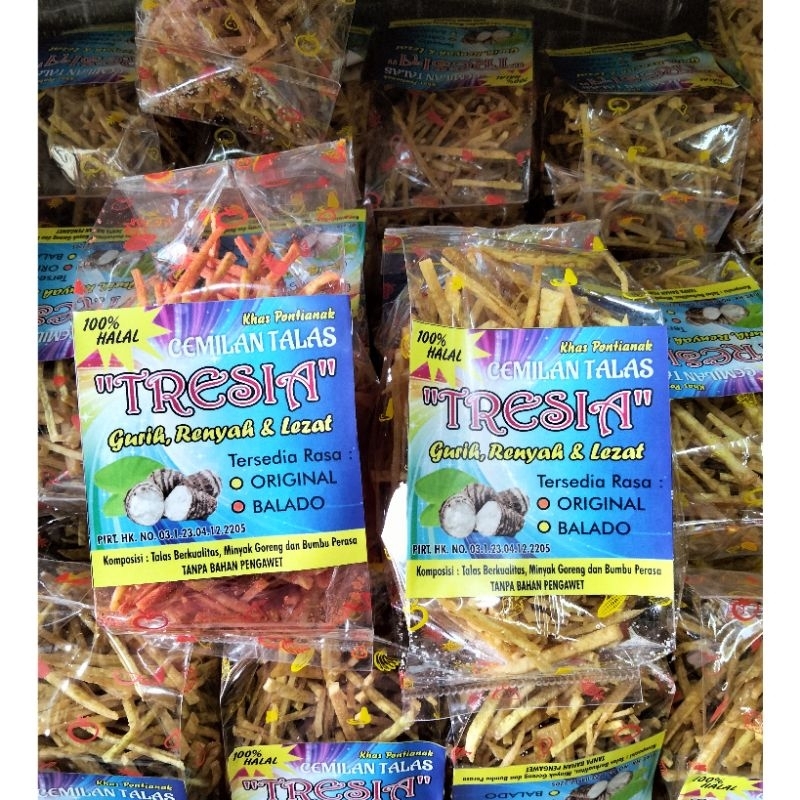 

Stik Talas TRESIA (±100gr) Stik Keladi / Stick Talas Mie / Oleh Oleh Pontianak / Snack Keladi / Oleh oleh Khas Pontianak / Oleh oleh Khas Kalimantan Barat