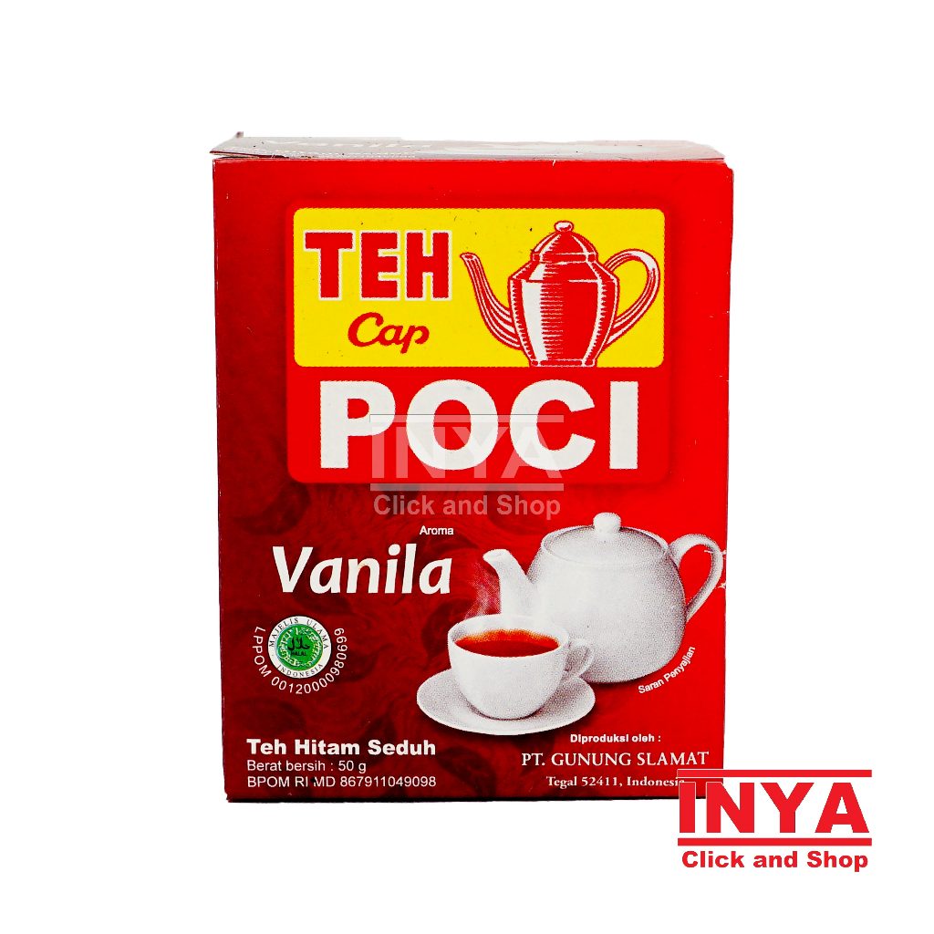 

Teh Cap Poci Teh Hitam Seduh Wangi Vanila 50gr - Teh Hitam - Tea