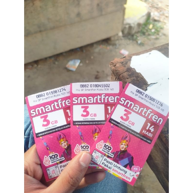 Kartu Smartfren 3gb bonus 16gb khusus pengguna baru 14hari