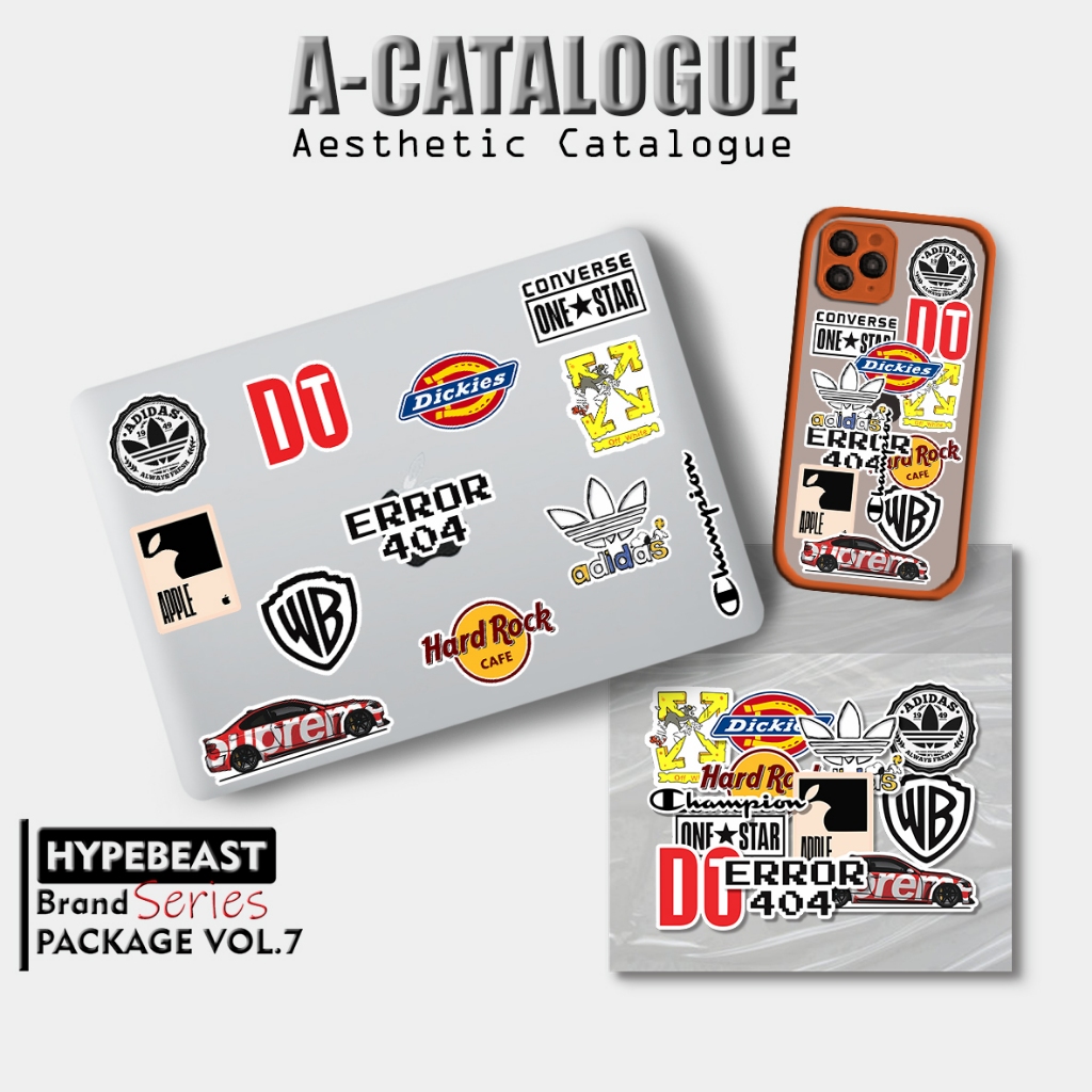 

Sticker Aesthetic Catalogue Waterprooft Compilation Hypebeast Japan Icon Logo || HYPEBEAST VOL.7