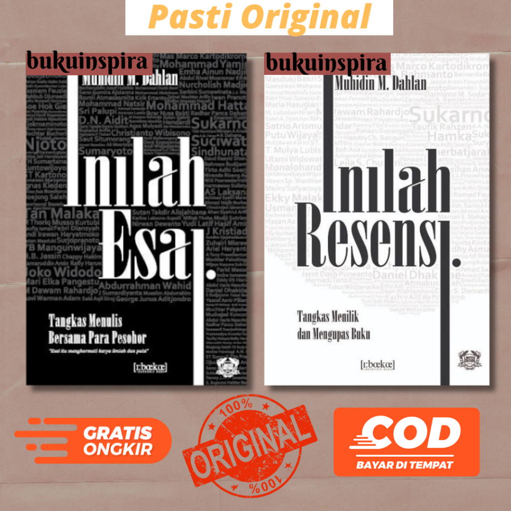Inilah Esai Tangkas Menulis Bersama Pesohor - Muhidin M. Dahlan