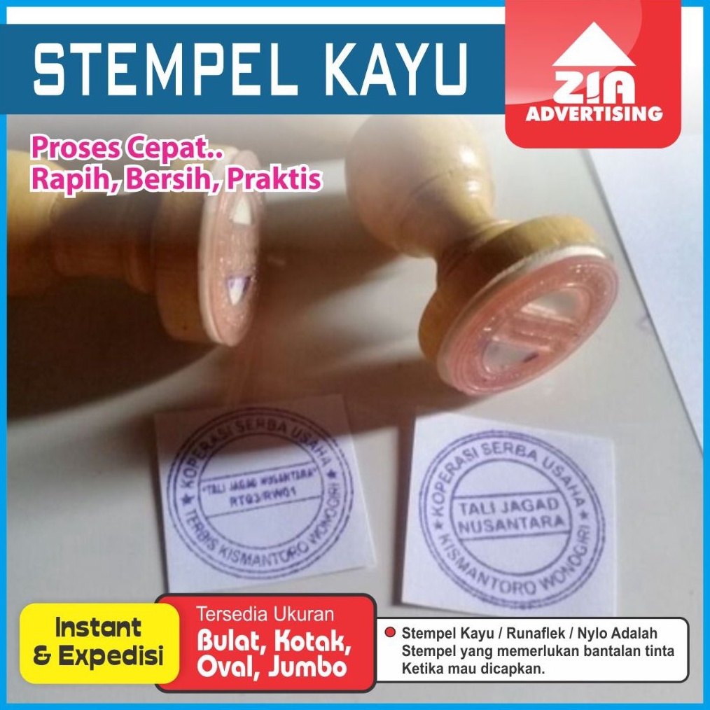 

ART N44G stempel kayu stempel runaflek free design