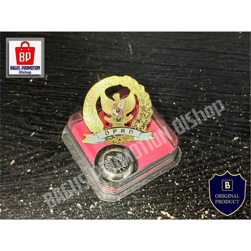 PIN/LOGO DPRD | Pin DPRD magnet Mengkilap elegan