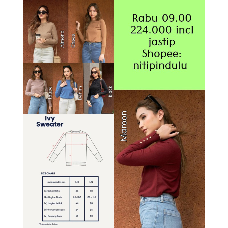 IVY SWEATER by DIANA RESTU