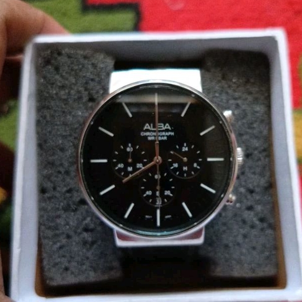 Jam tangan Original Alba Chronograph preloved second bekas