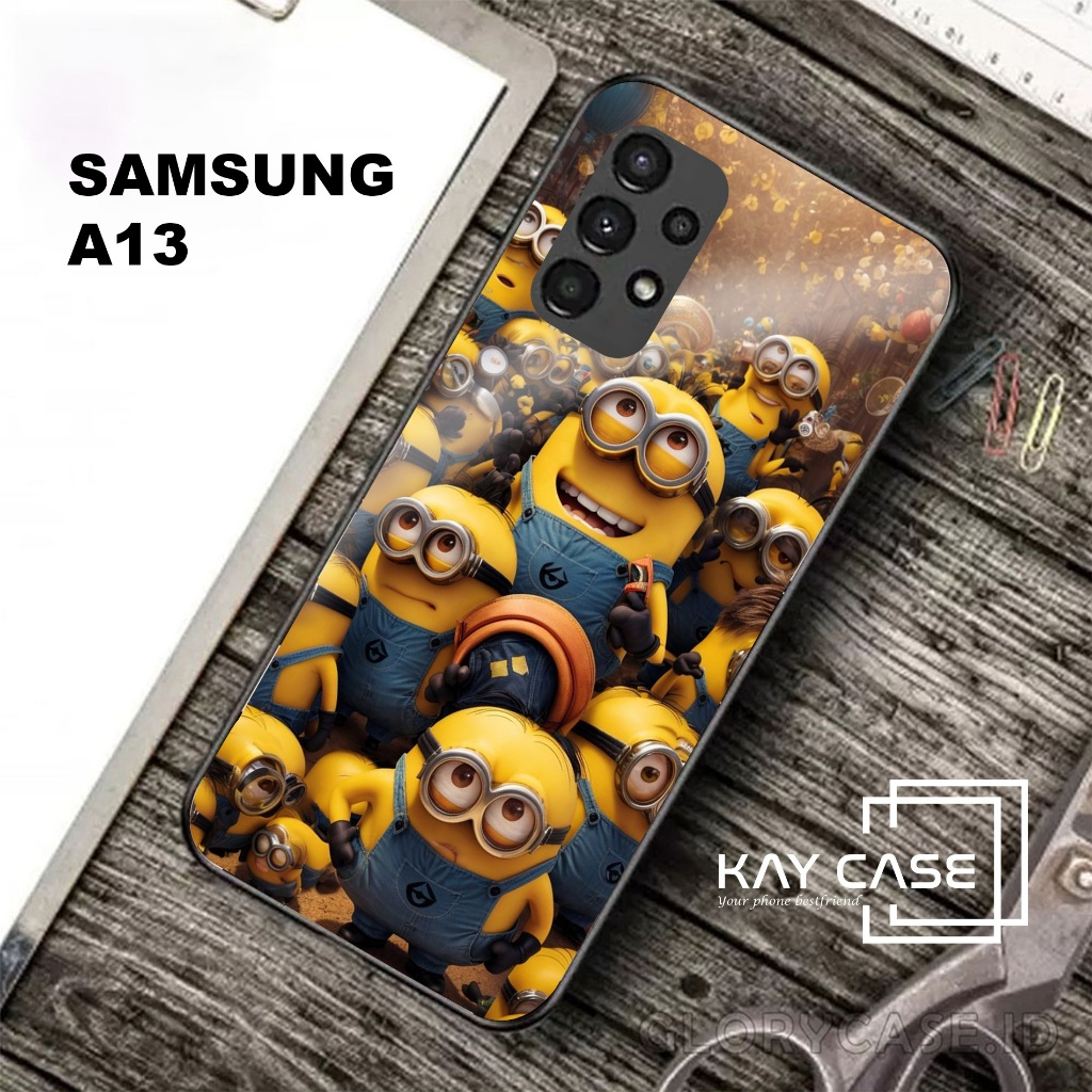 Minion - Case Samsung A13 - Casing Samsung A13 - Case Hp - Casing Hp - Hardcase Glossy -  Samsung A13 - Hardcase Hp - Kesing Hp