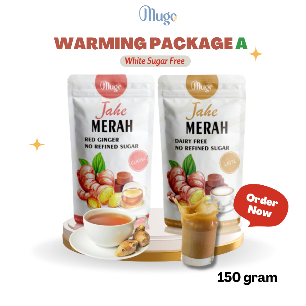 

Warming Package A (Jahe Merah CLASSIC & LATTE) White Sugar Free